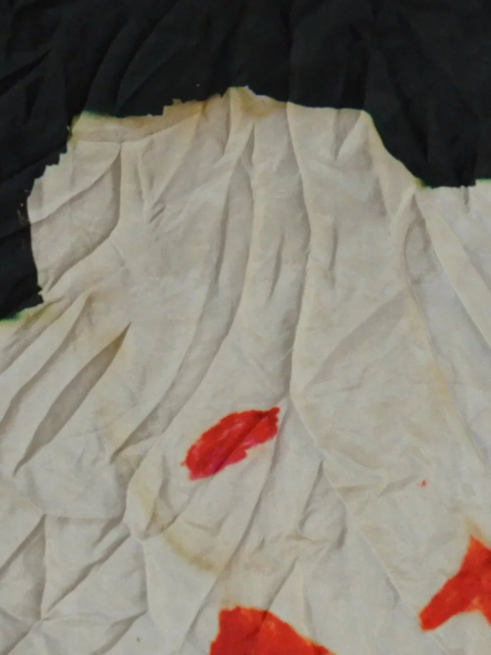 Each x Other Red Black Silk Printed Scarf 47